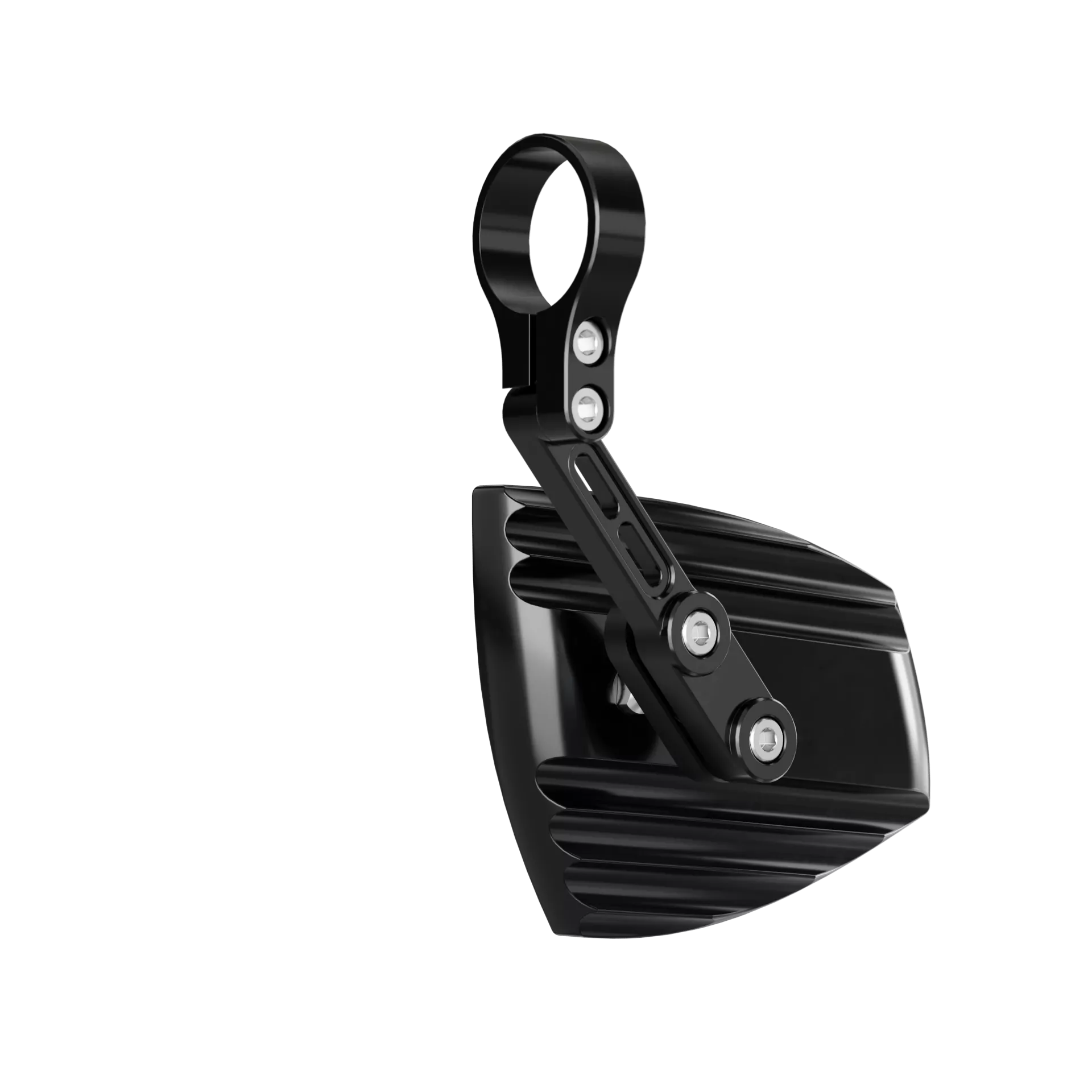 HIGHSIDER pro Lenkerendenspiegel Wave Schwarz/Schwarz (Paar)
