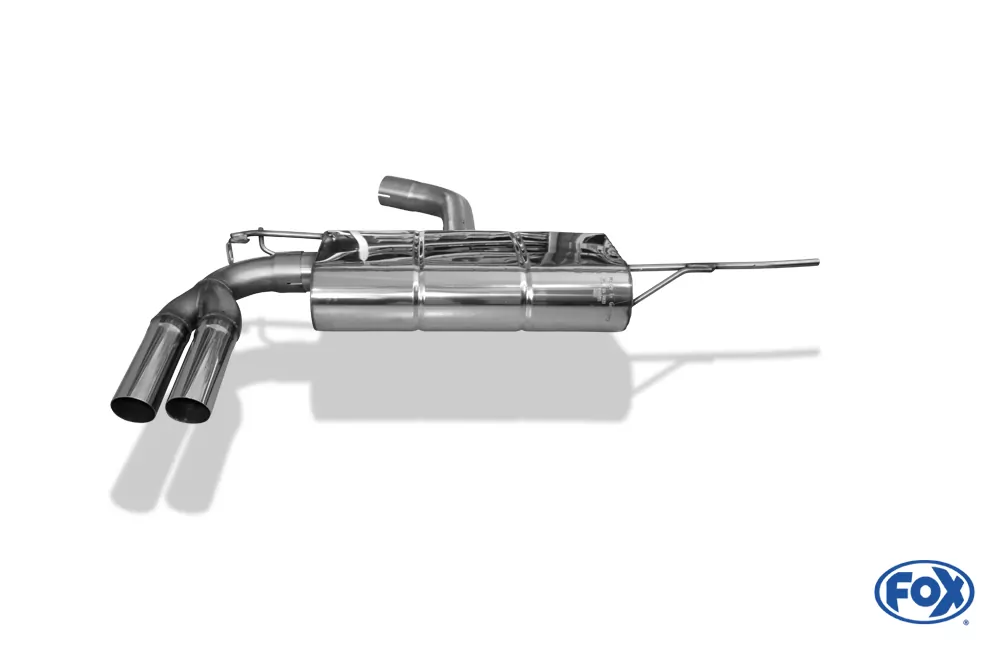 VW Golf VI  Endschalldämpfer - 2x63 Typ 14