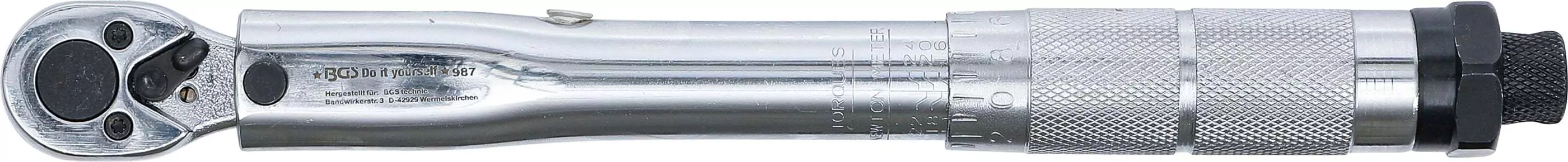 Drehmomentschlüssel | Abtrieb Außenvierkant 6,3 mm (1/4") | 2 - 24 Nm
