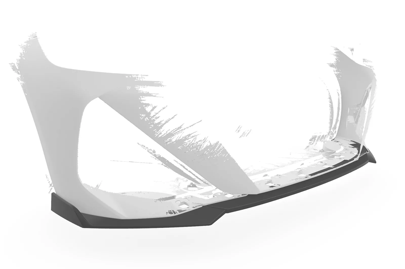 Cup-Spoilerlippe mit ABE für BMW 2er G42 M-Paket/M240i CSL716 Schwarz Strukturiert