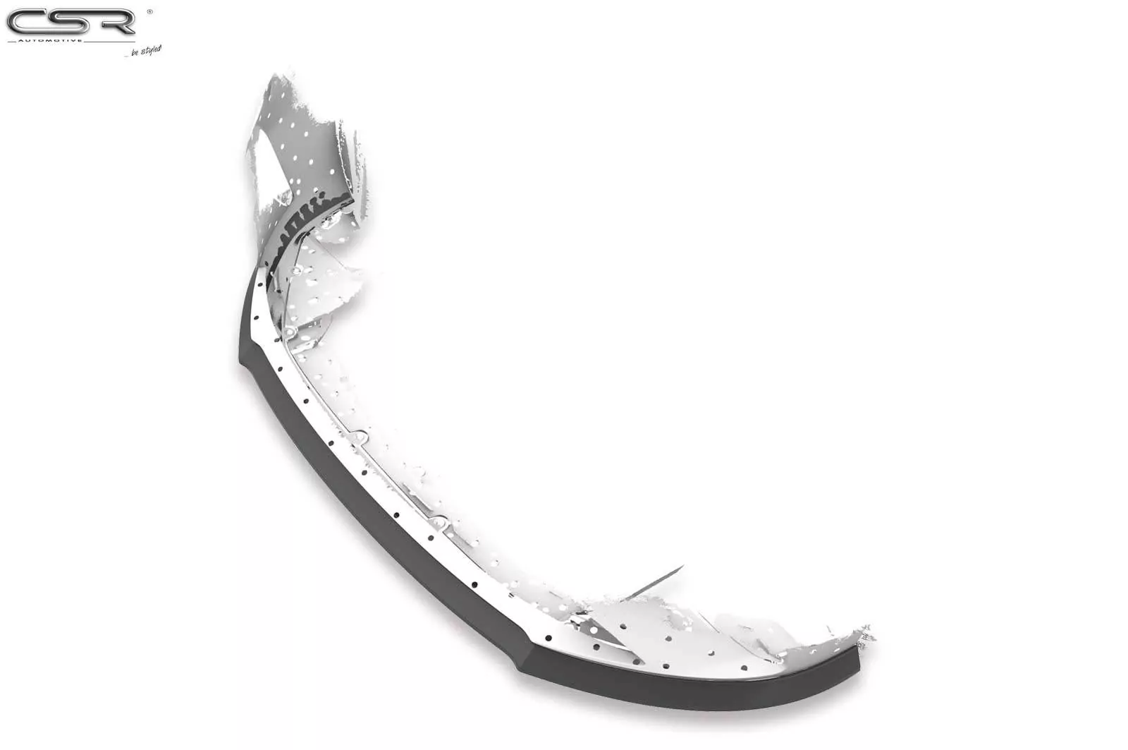 Cup-Spoilerlippe mit ABE für Opel Corsa F CSL435-M Carbon Look (matt)