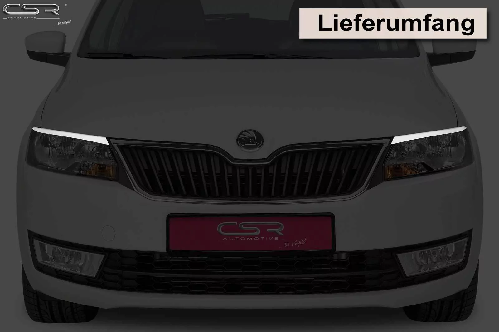 Scheinwerferblenden für Skoda Rapid SB188