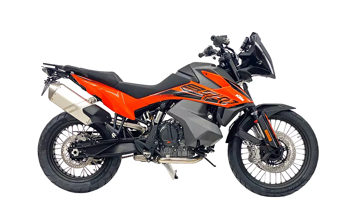 alpha Technik Kennzeichenhalter für KTM 790 Adventure ab Modelljahr 2019 und KTM 890 Adventure ab Modelljahr 2021-