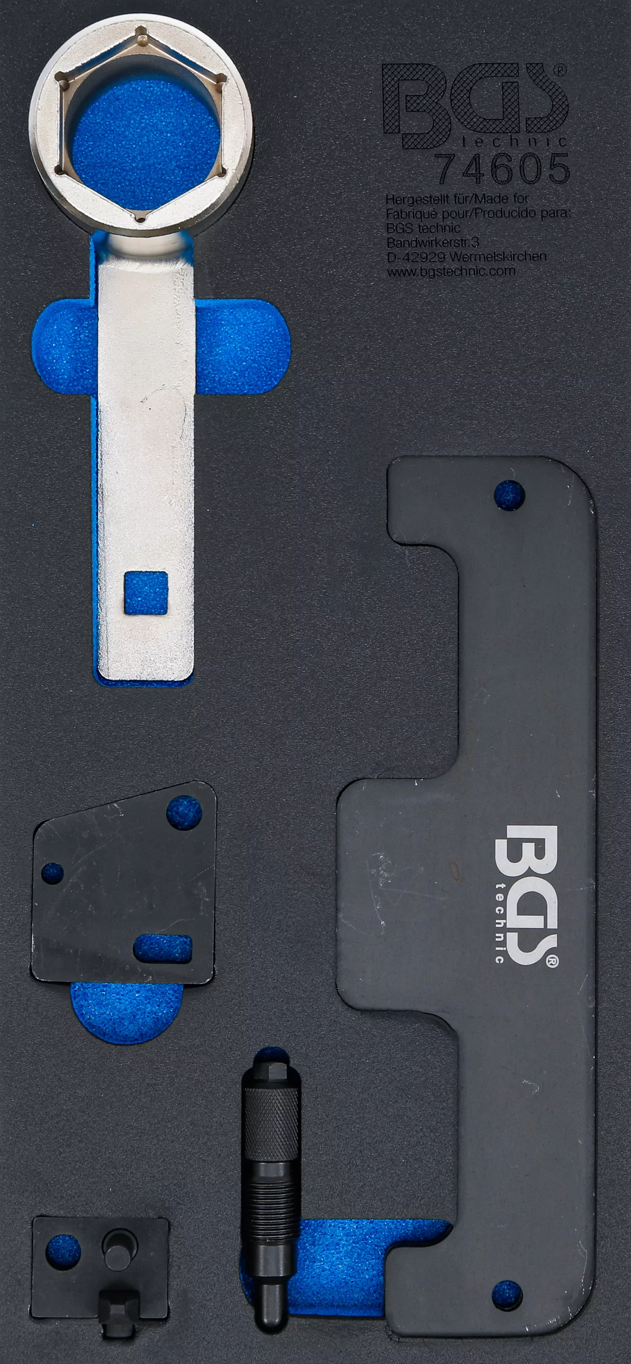 Werkstattwageneinlage 1/3: Motor-Einstellwerkzeug-Satz | für VAG / Porsche 6- und 8-Zylinder