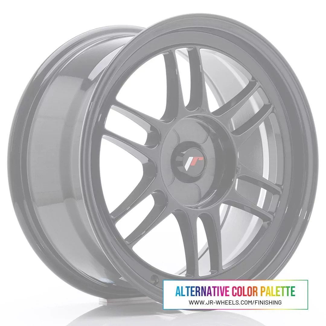 JR Wheels JR7 17x8 ET35 5H Blank Red