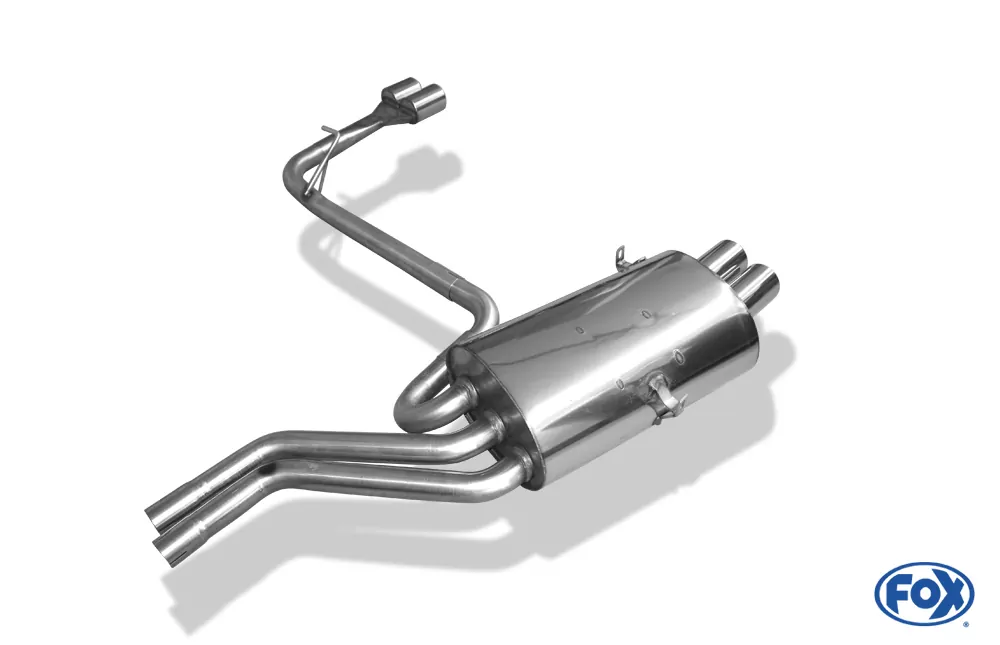 BMW E46 320/ 323/ 325/ 328/ 330  Endschalldämpfer Ausgang rechts/links zweiflutig - 2x76 Typ 10 rechts/links
