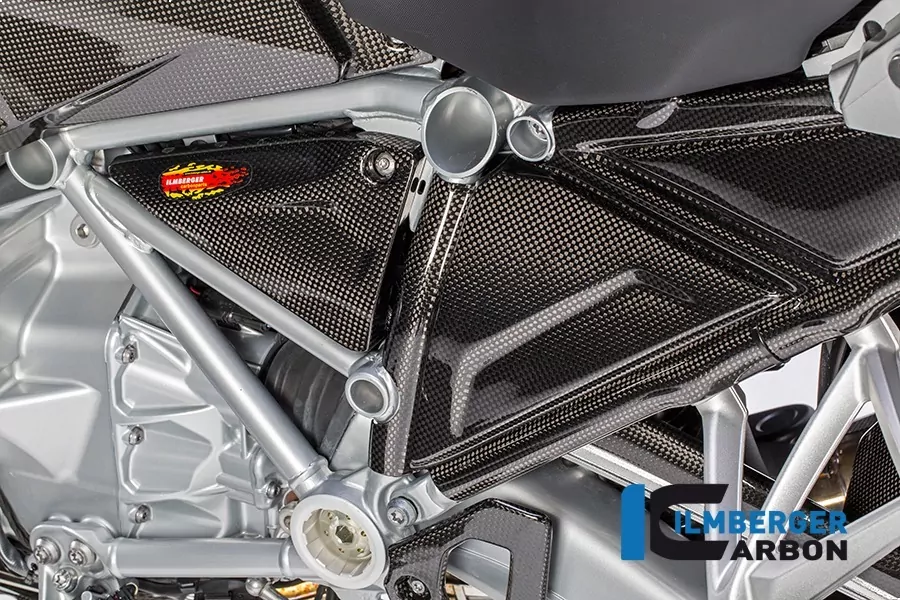 Ilmberger Carbon Rahmendreieckcover links Carbon