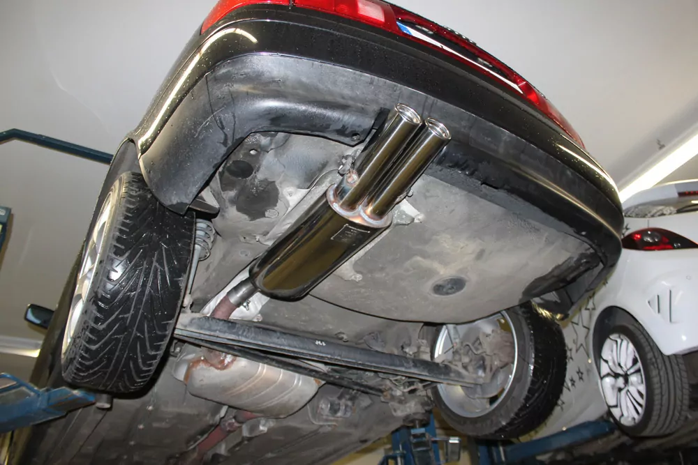 Audi 80/90 - Typ 89, B3 Limousine/ Coupe/ 80 B4 - Cabrio  Endschalldämpfer - 2x76 Typ 13