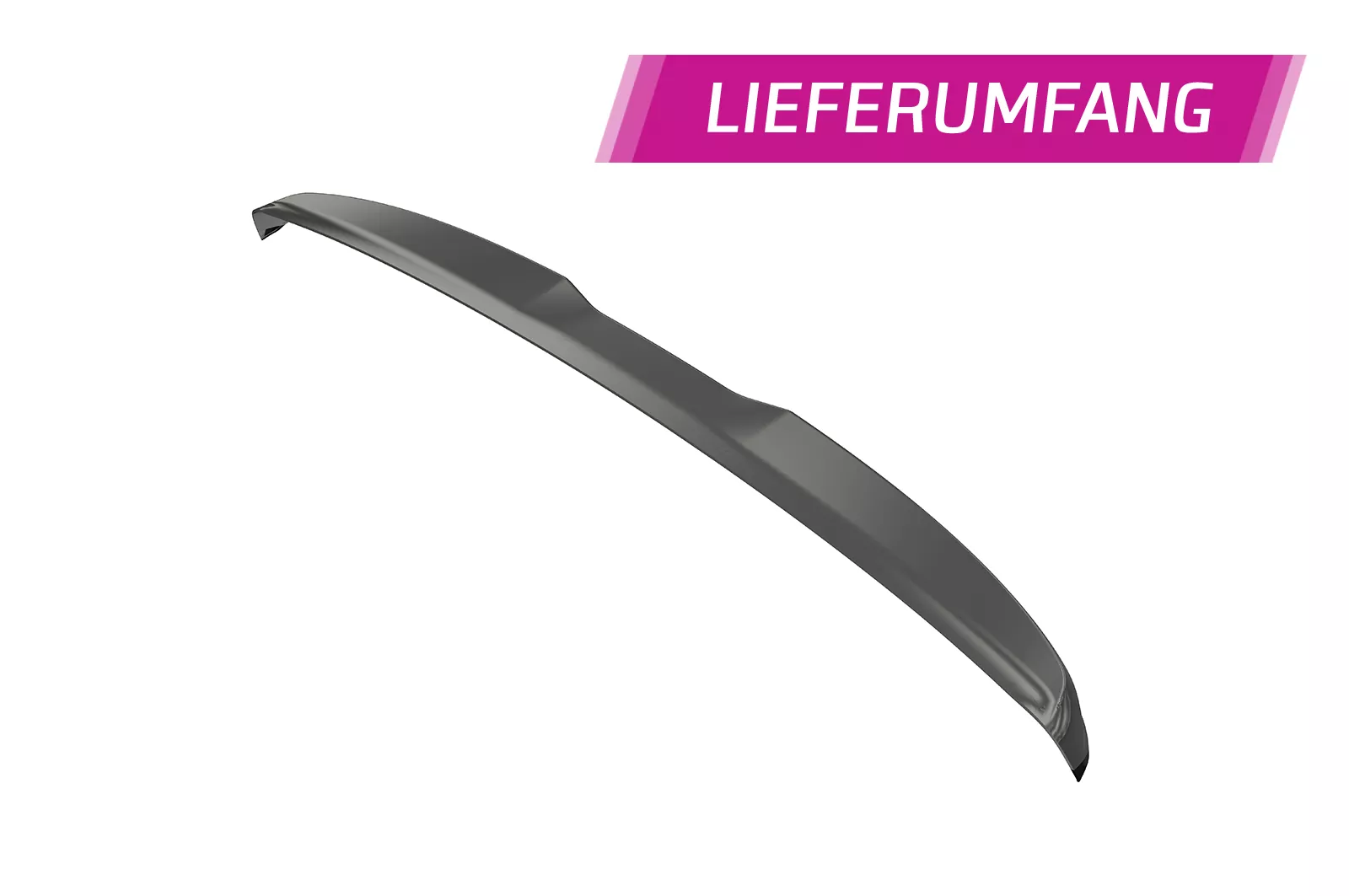 Heckflügel mit ABE für VW T5 HF028 Schwarz Strukturiert