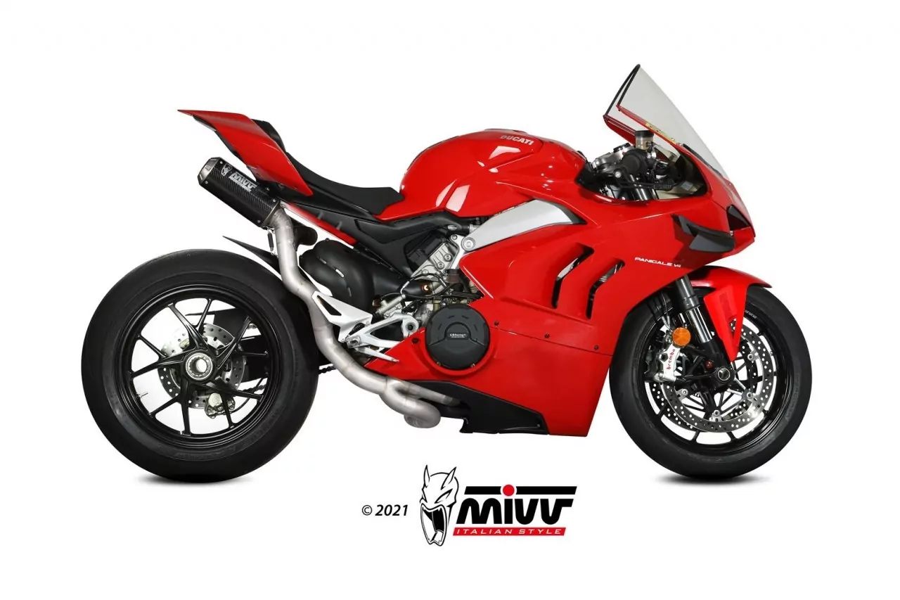 Mivv MK3 Carbon Hochgelegt Ducati Panigale V4 18-21