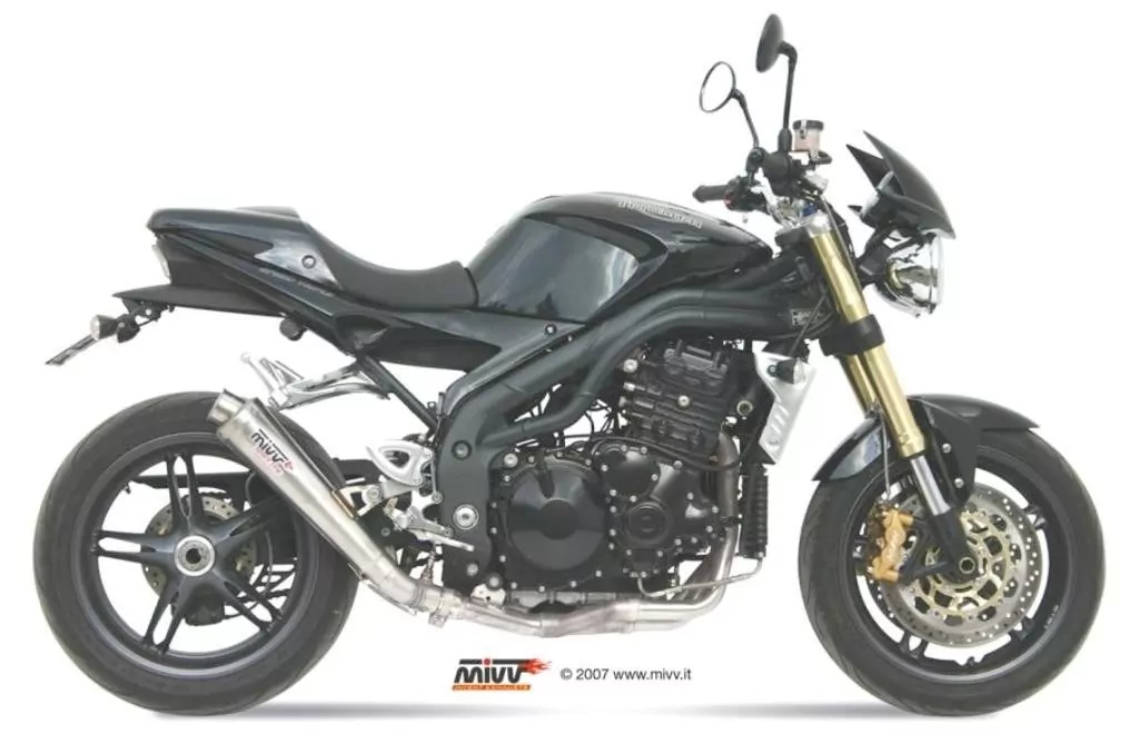MIVV X-cone In Edelstahl Für TRIUMPH SPEED TRIPLE 05-06