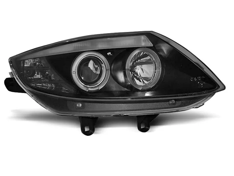 HEADLIGHTS ANGEL EYES BLACK fits BMW Z4 E85 E86 02-08