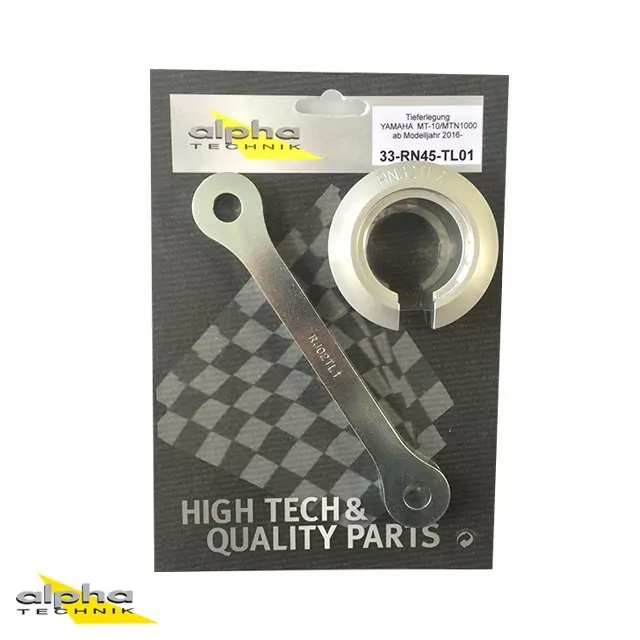 alpha Technik Tieferlegungssatz 30mm für Yamaha MT-10 MTN1000 Typ RN45 und RN78 Modelljahr 2016-