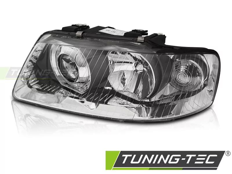 Headlight Chrome Left Side Tyc Fits Audi A3 8l 00-03