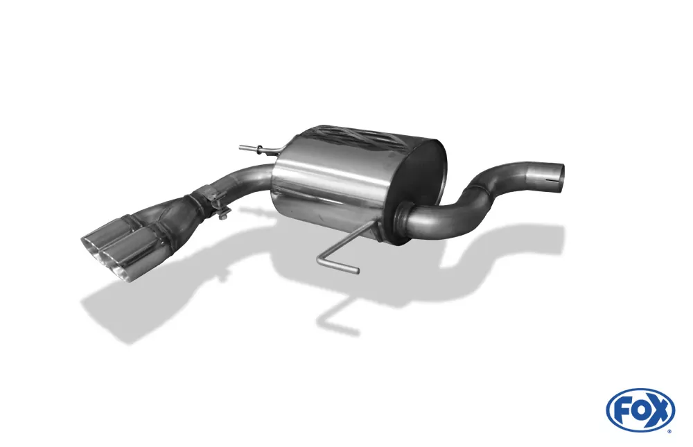 VW Tiguan II Diesel - 4motion  Endschalldämpfer - 2x80 Typ 16