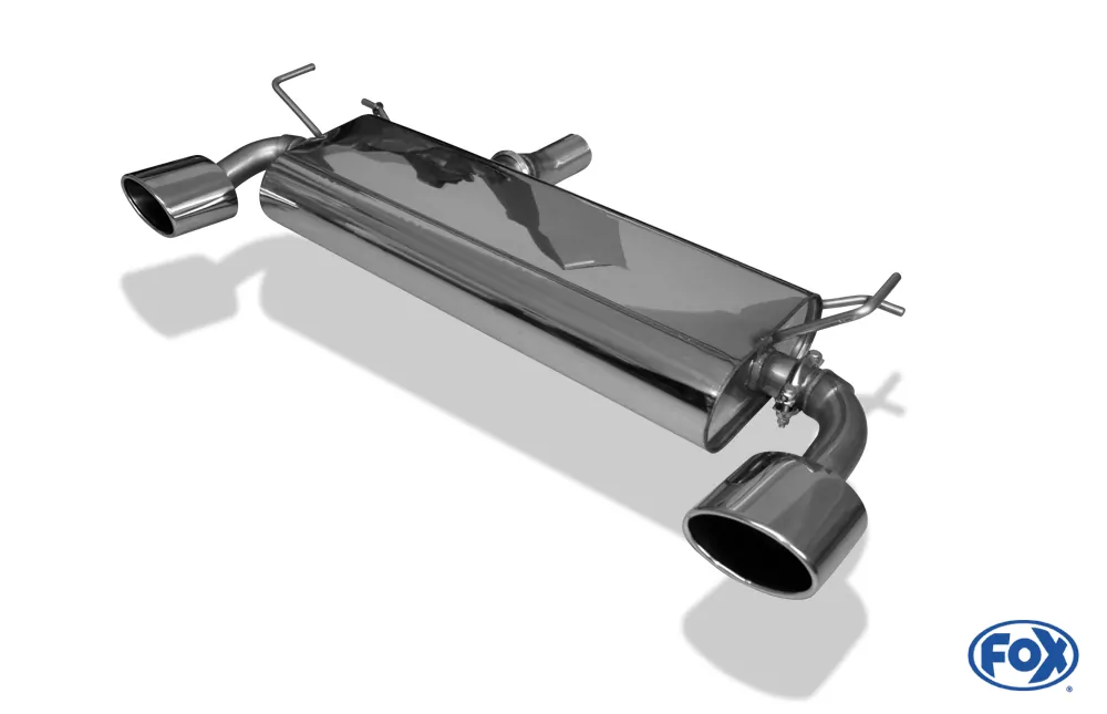 Renault Koleos Diesel  Endschalldämpfer quer Ausgang rechts/links - 140x90 Typ 44 rechts/links