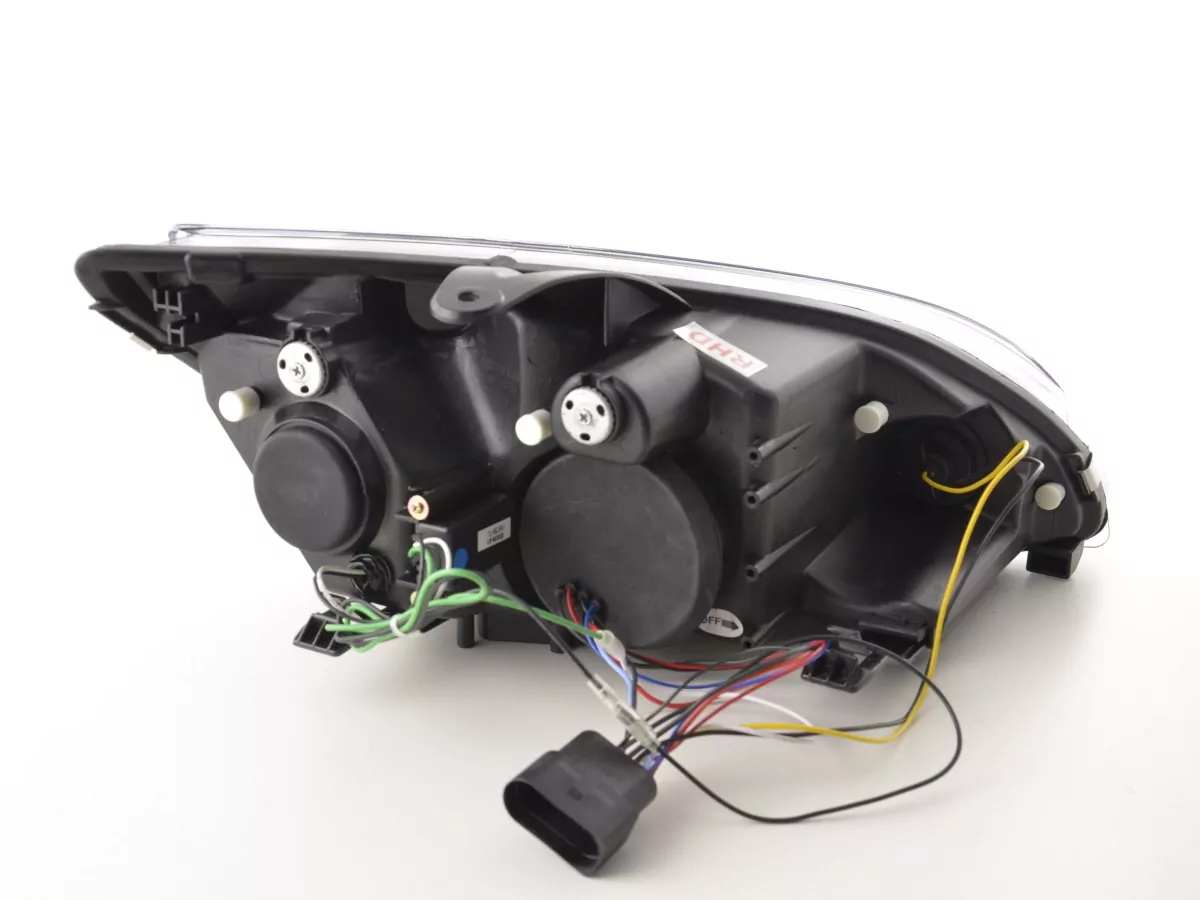 Scheinwerfer Set Daylight LED TFL-Optik Ford Focus 4/5-trg. Bj. 05-08 chrom für Rechtslenker