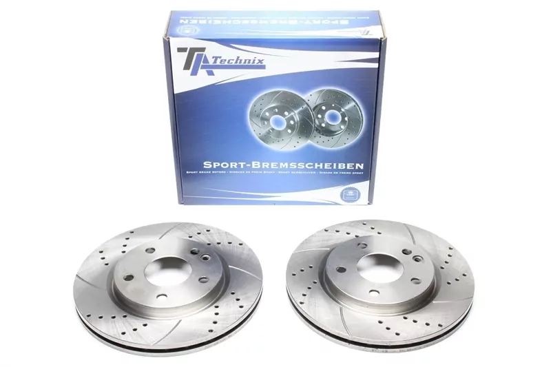 TA Technix Sport Bremsscheiben Satz Vorderachse passend für Mercedes Benz Vaneo