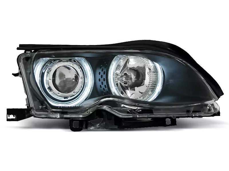 HEADLIGHTS ANGEL EYES CCFL BLACK fits BMW E46 09.01-03.05