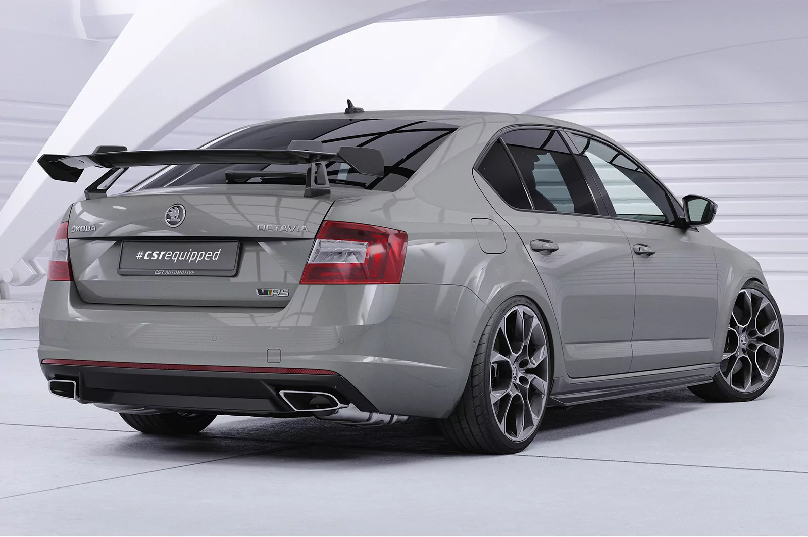 Seitenschweller mit ABE für Skoda Octavia 3 Typ 5E SS523 Schwarz Strukturiert