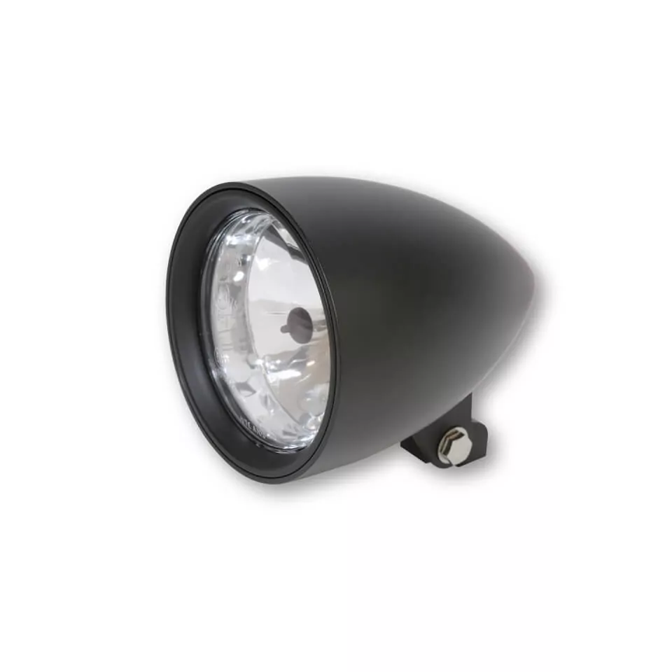 HIGHSIDER pro 4 1/2 Zoll Scheinwerfer Classic 3 Schwarz E-Geprüft (1Stck)