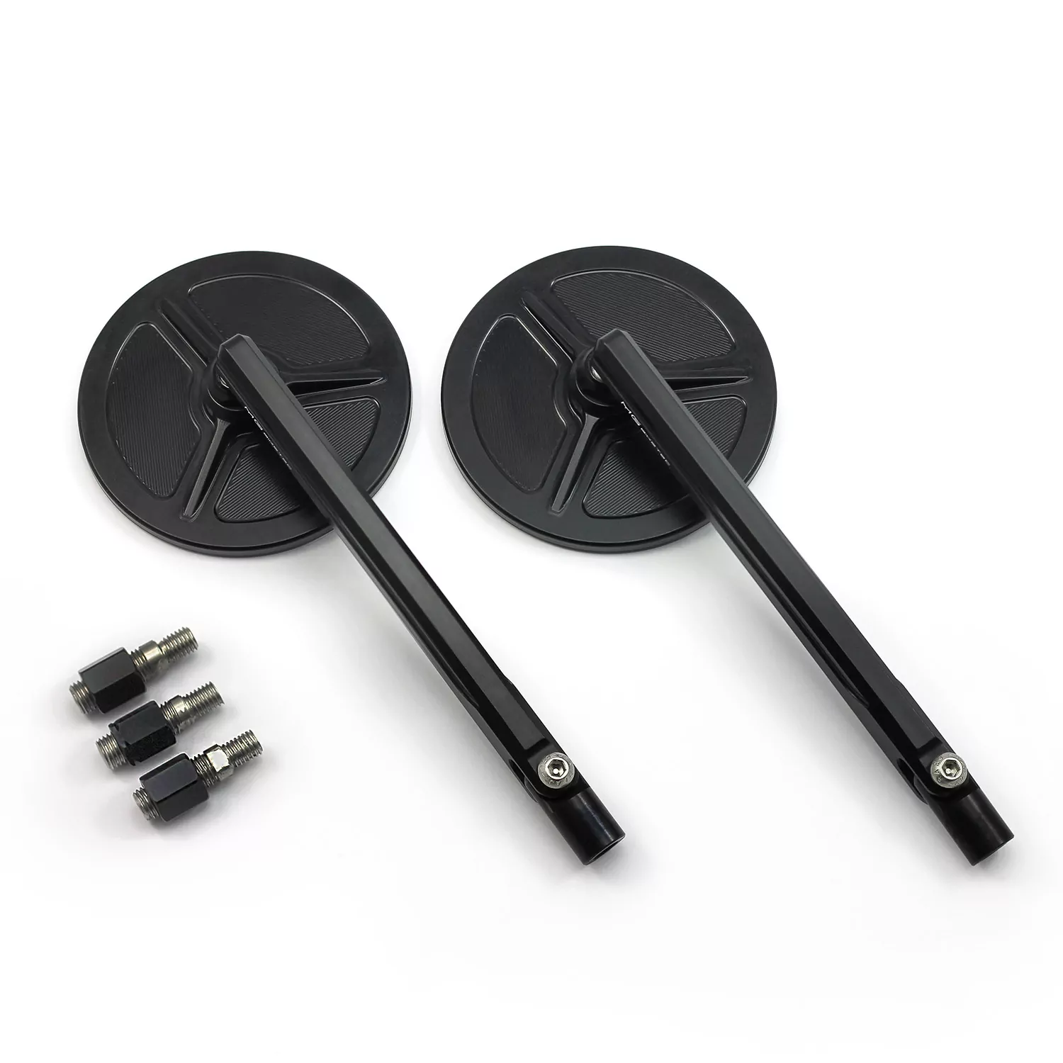 MG Biketec Spiegel Set für M8 x 1,25 mm Gewinde für Aprilia Tuono V4 ab 2011