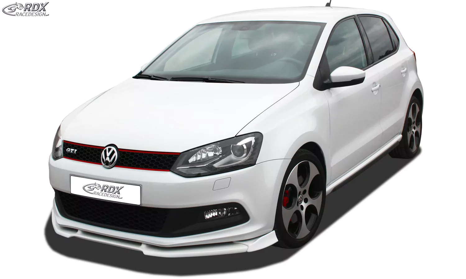 RDX Frontspoiler VARIO-X für VW Polo 6R GTI Frontlippe Front Ansatz Vorne Spoilerlippe
