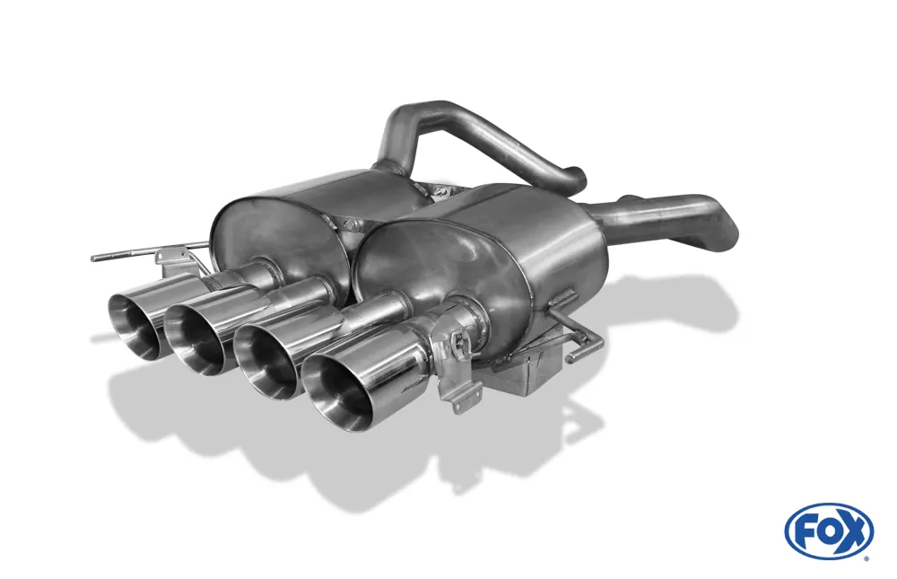 Corvette C7/ Z06  Endschalldämpfer Ausgang mittig - 4x100 Typ 25 mittig