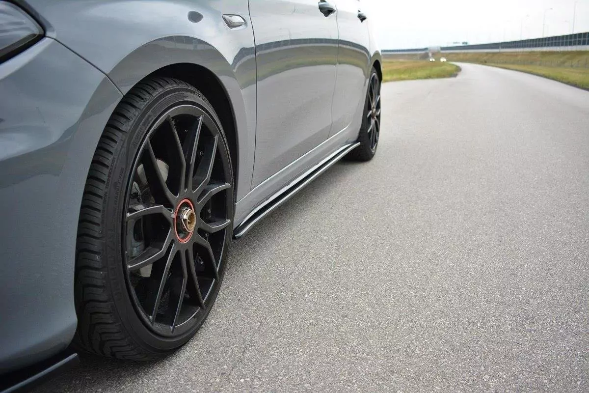 Seitenschweller Ansatz Passend Für Passend Für Fiat Tipo S-Design Schwarz Hochglanz Schwarz Hochglanz