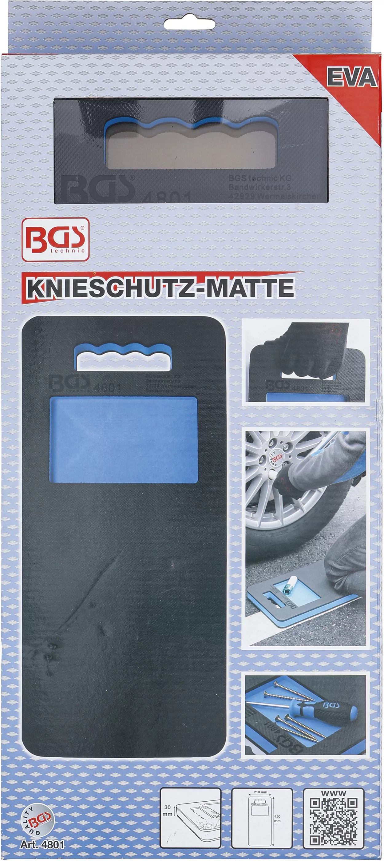 Knieschutz-Matte | 450 x 210 x 30 mm