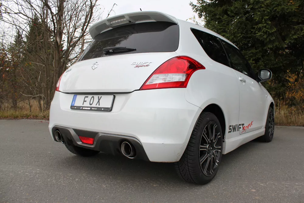 Suzuki Swift Sport IV  Endschalldämpfer Ausgang rechts/links - 1x100 Typ 25 rechts/links