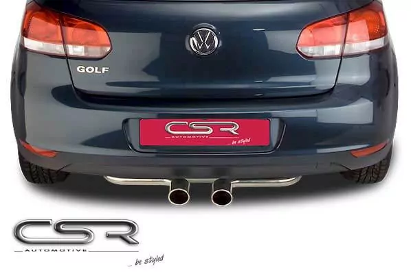 Endschalldämpfer Sportauspuff für Golf 5 / 6 / Scirocco 3 / Touran ESD001