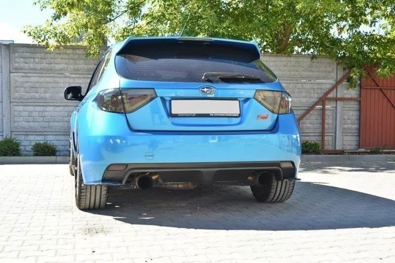 Heck Ansatz Flaps Diffusor Passend Für Diffusor Passend Für Subaru Impreza WRX STI 2009-2011 Schwarz Hochglanz Schwarz Hochglanz