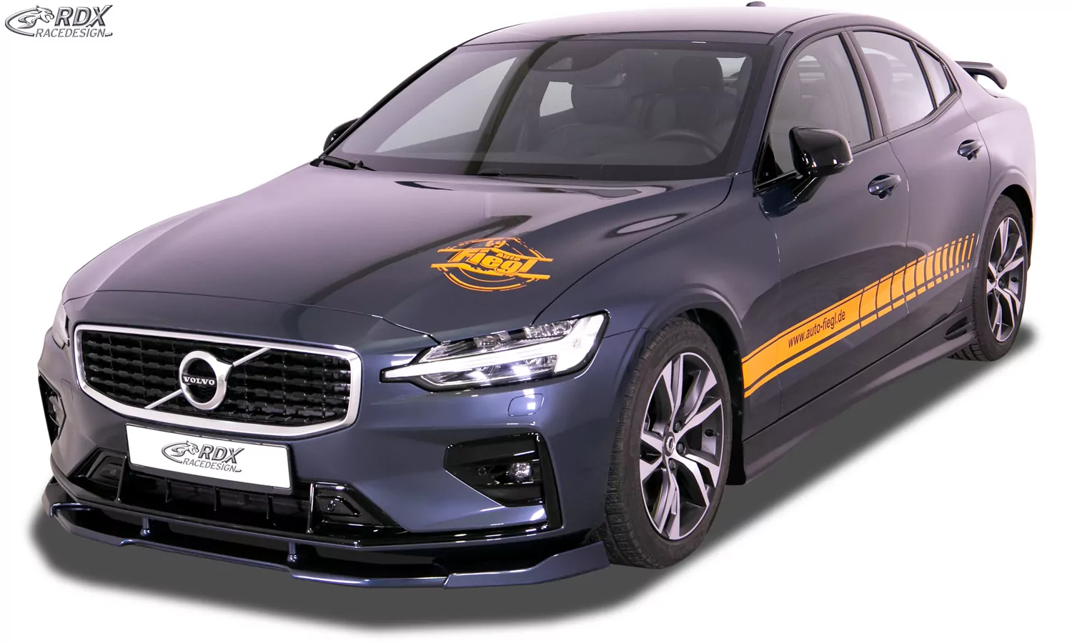 RDX Frontspoiler VARIO-X für VOLVO S60 / V60 R-Design 2018+ Frontlippe Front Ansatz Vorne Spoilerlippe