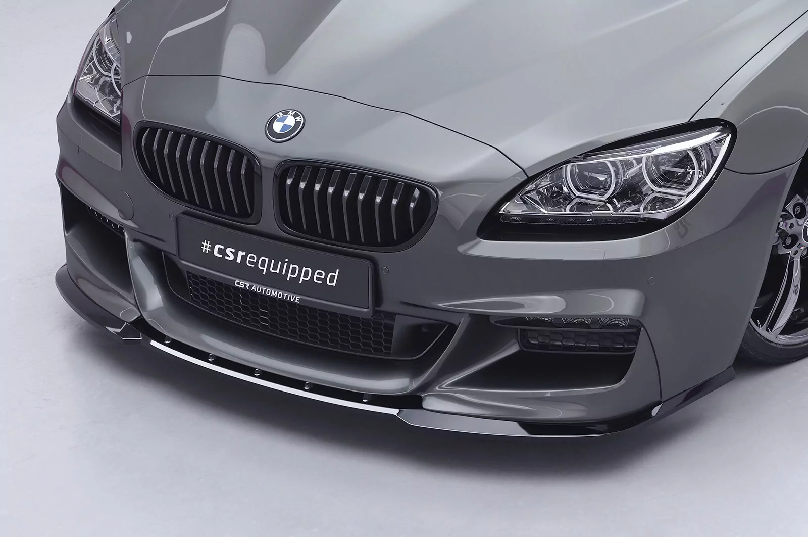 Cup-Spoilerlippe mit ABE für BMW 6er F12/F13/F06 CSL598 Schwarz Strukturiert