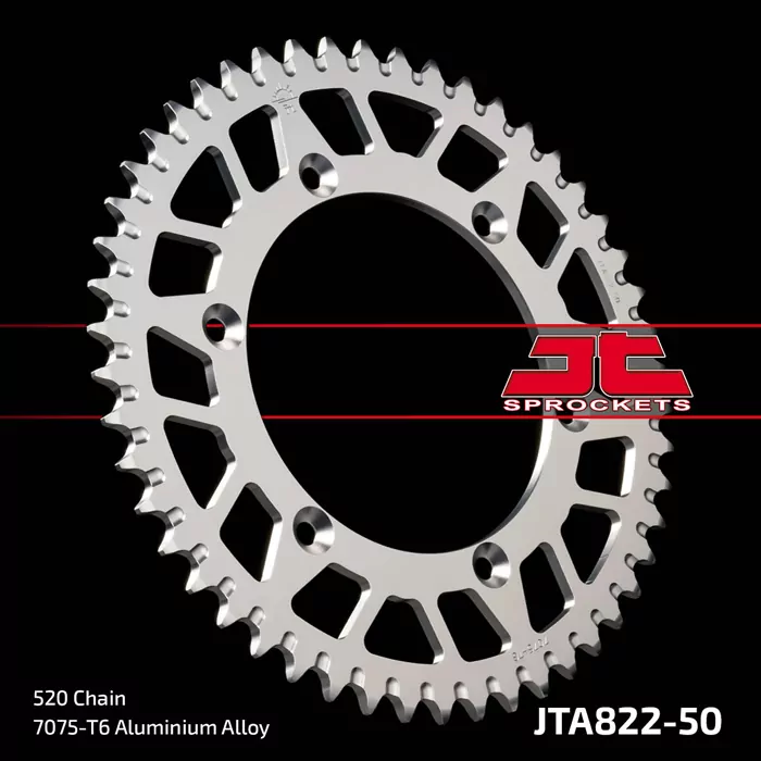 Kettenrad ALU 50Z  |  520 SI Innen Ø 136 Lochkreis 156
