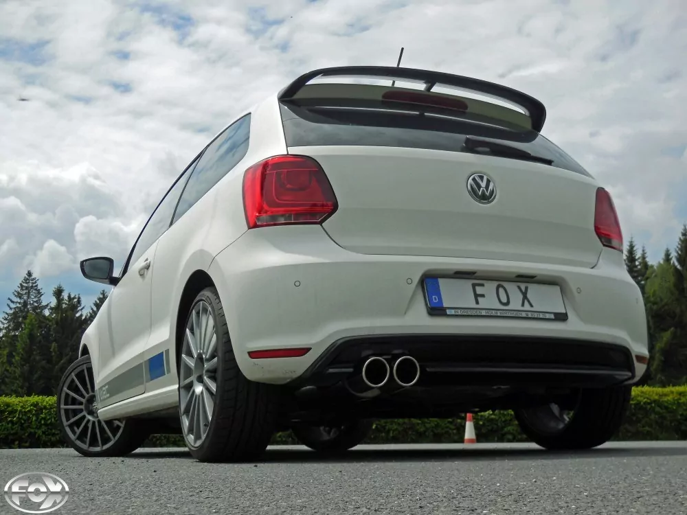 VW Polo 6R - WRC  Endschalldämpfer 63,5mm - 2x90 Typ 16
