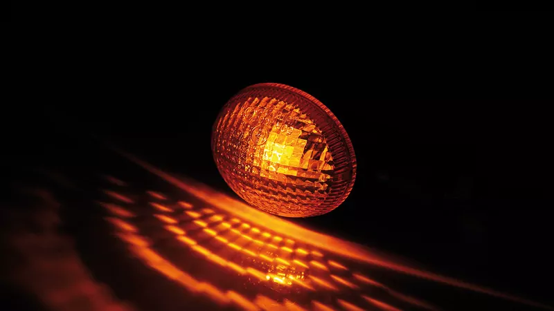 SHIN YO Mini Blinker, oval, kurz E-geprüft