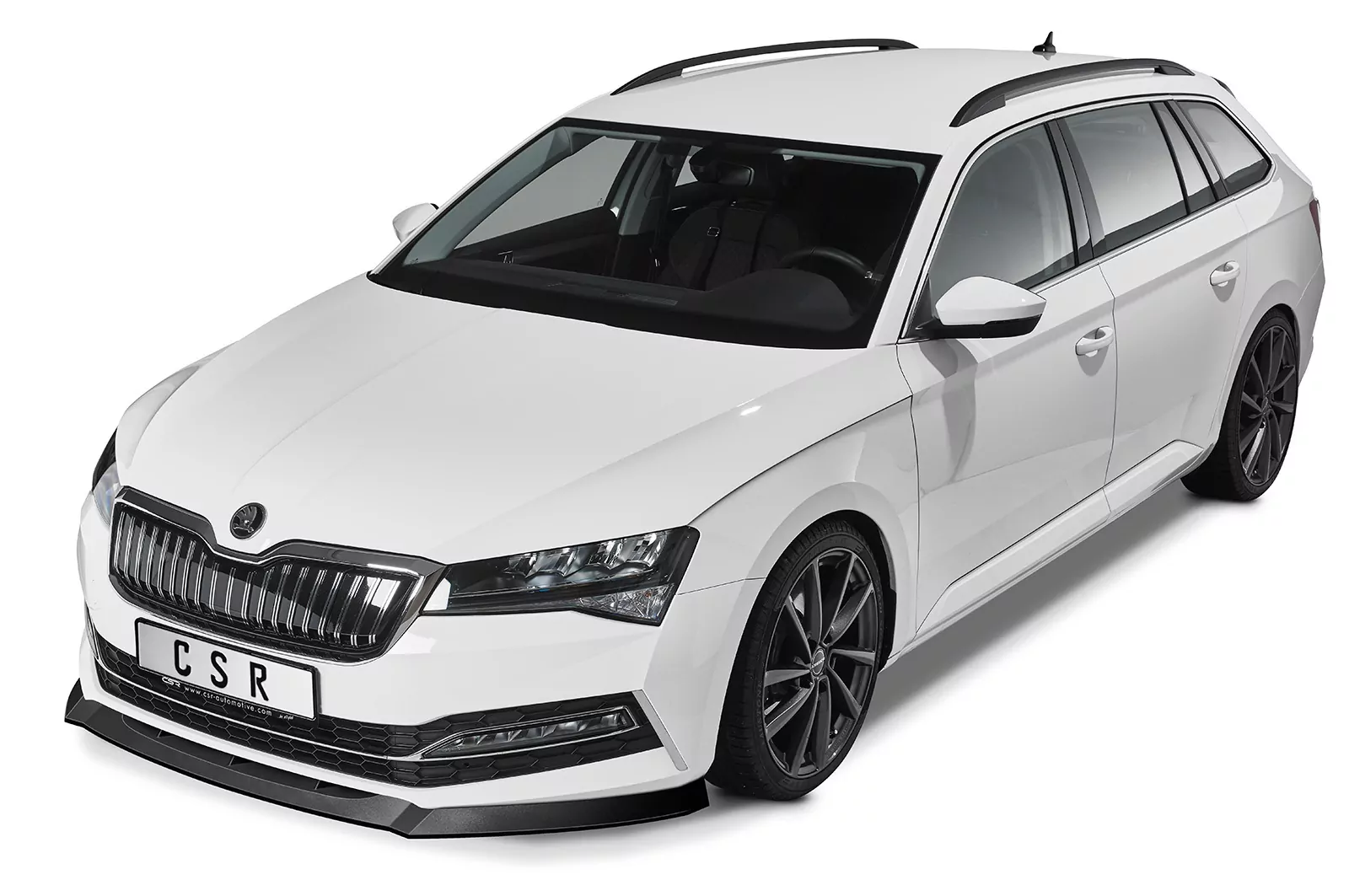 Cup-Spoilerlippe mit ABE für Skoda Superb III (Typ 3V) CSL468 Strukturiert (schwarz matt)