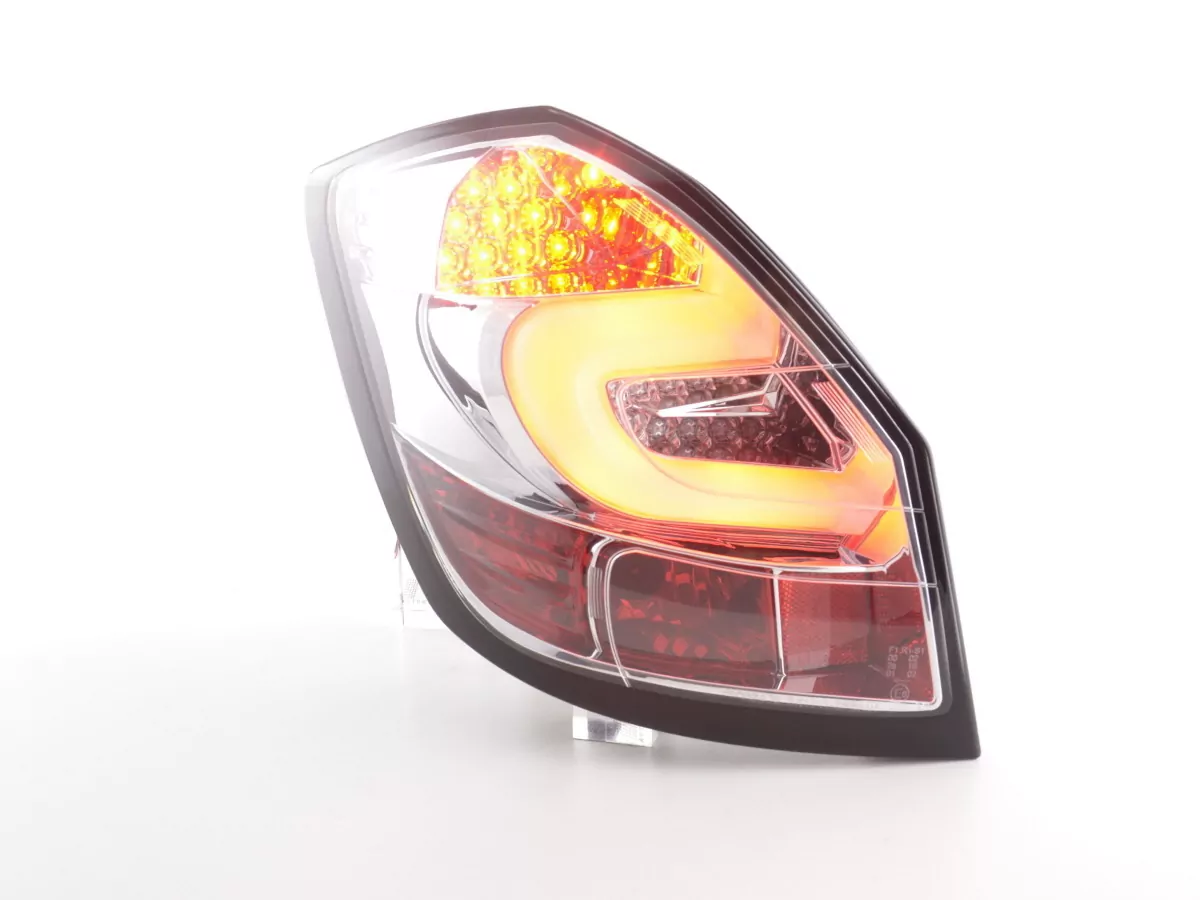 LED Rückleuchten Set Skoda Fabia 5J 5-trg. Bj. 07-10 chrom
