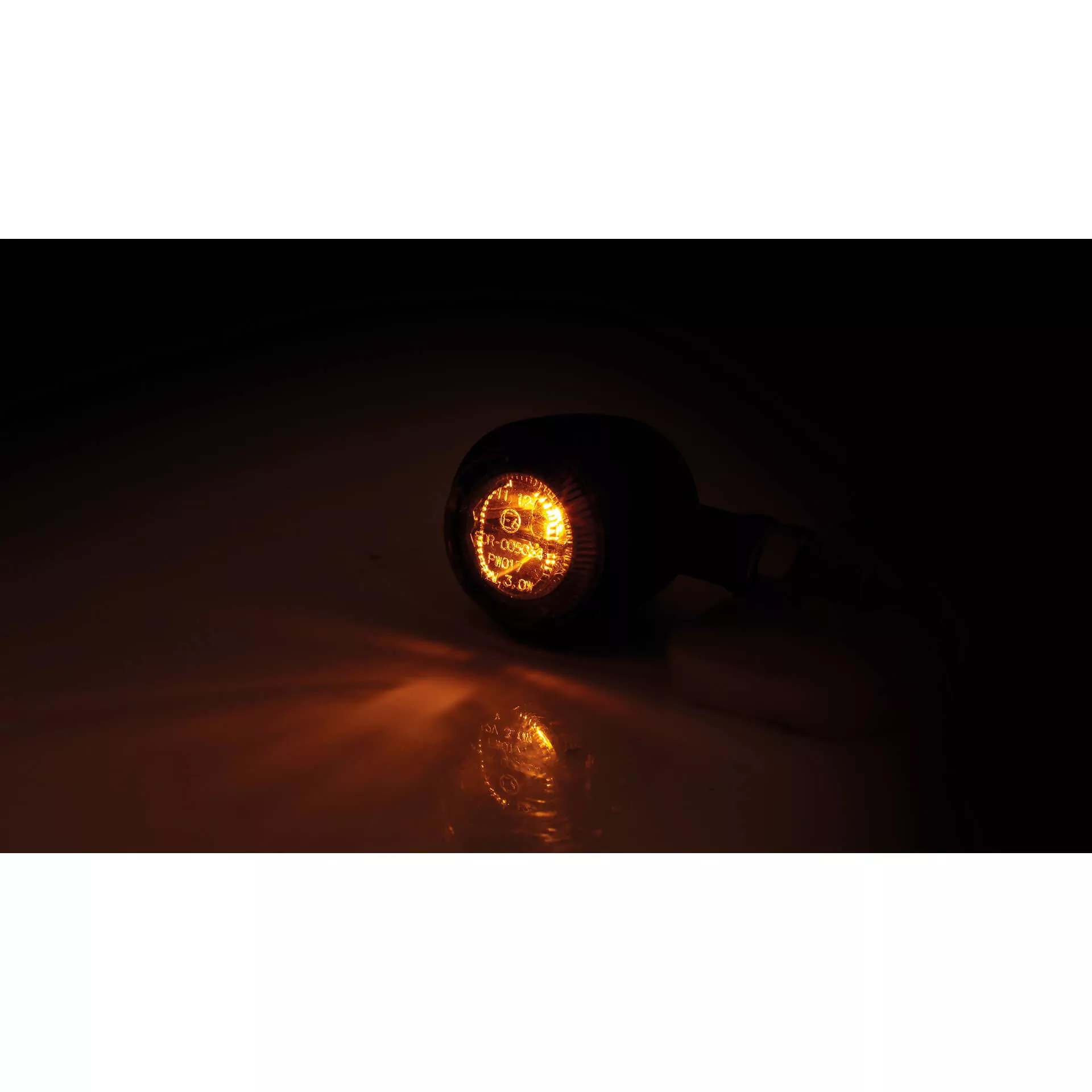 LSL Instrument plate for Motoscope Tiny speedometer, black anodized