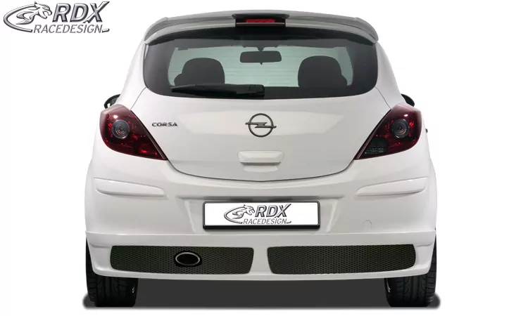 RDX Heckansatz für OPEL Corsa D Heckschürze Heck