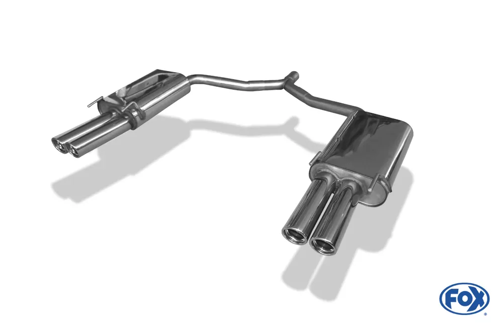 Opel Vectra C GTS  Endschalldämpfer rechts/links zweiflutig - 2x76 Typ 17 rechts/links