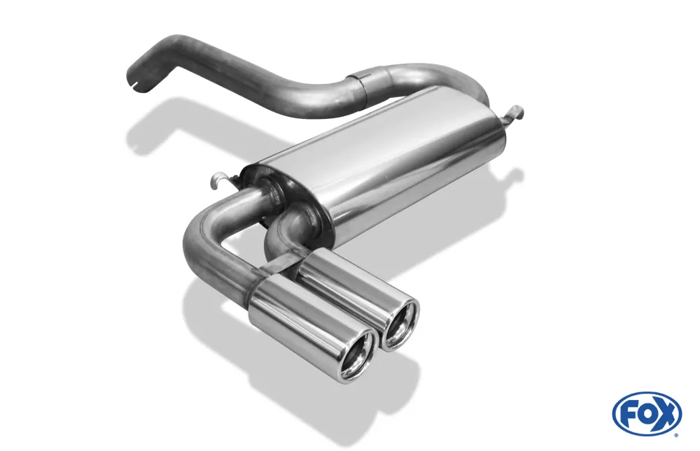 Audi S2 Typ 89 quattro  Endschalldämpfer Ø70mm - 2x76 Typ 13