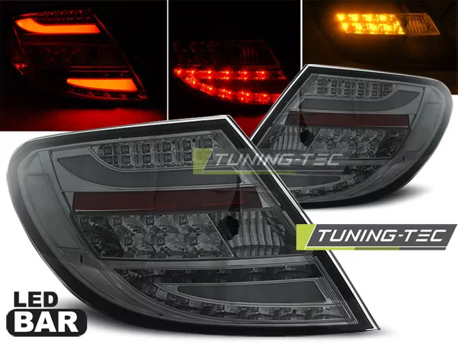 Led Tail Lights Smoke Fits Mercedes C-klasa W204 Sedan 07-10