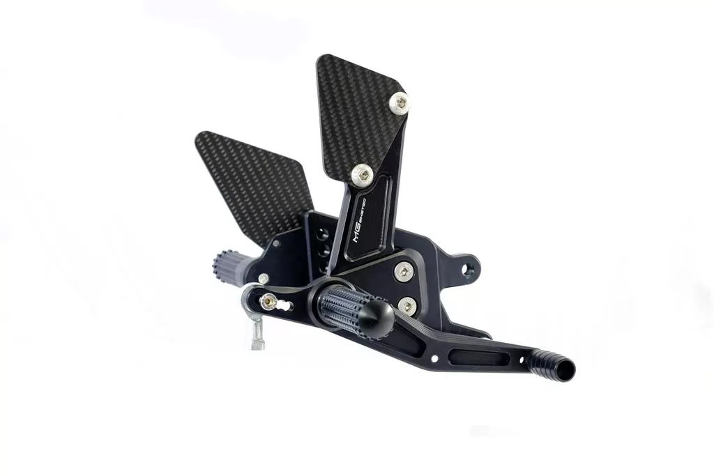 MG Biketec Sportfussrastenanlage / Rastenanlage / Fußrastenanlage mit ABE, gültig in D - A - CH für Suzuki GSX-R 600 ab 2011-2015