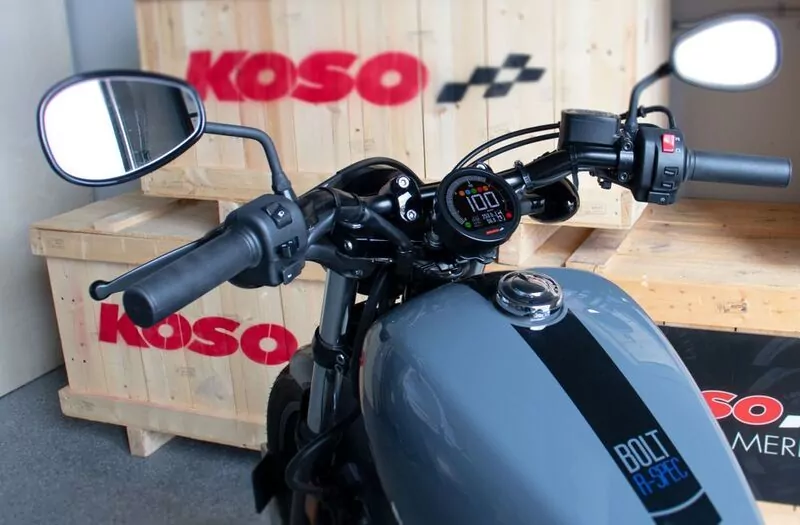 KOSO Drehzahlmesser/Tachometer, plug & play, Bolt R-Spec XVS 950, 22- mit ABE