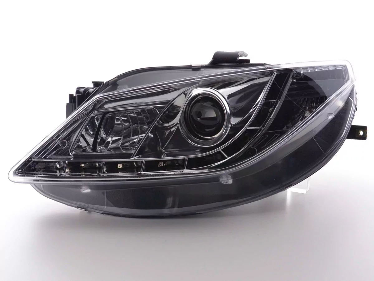 Scheinwerfer Set Daylight LED TFL-Optik Seat Ibiza Typ 6J Bj. 08- chrom