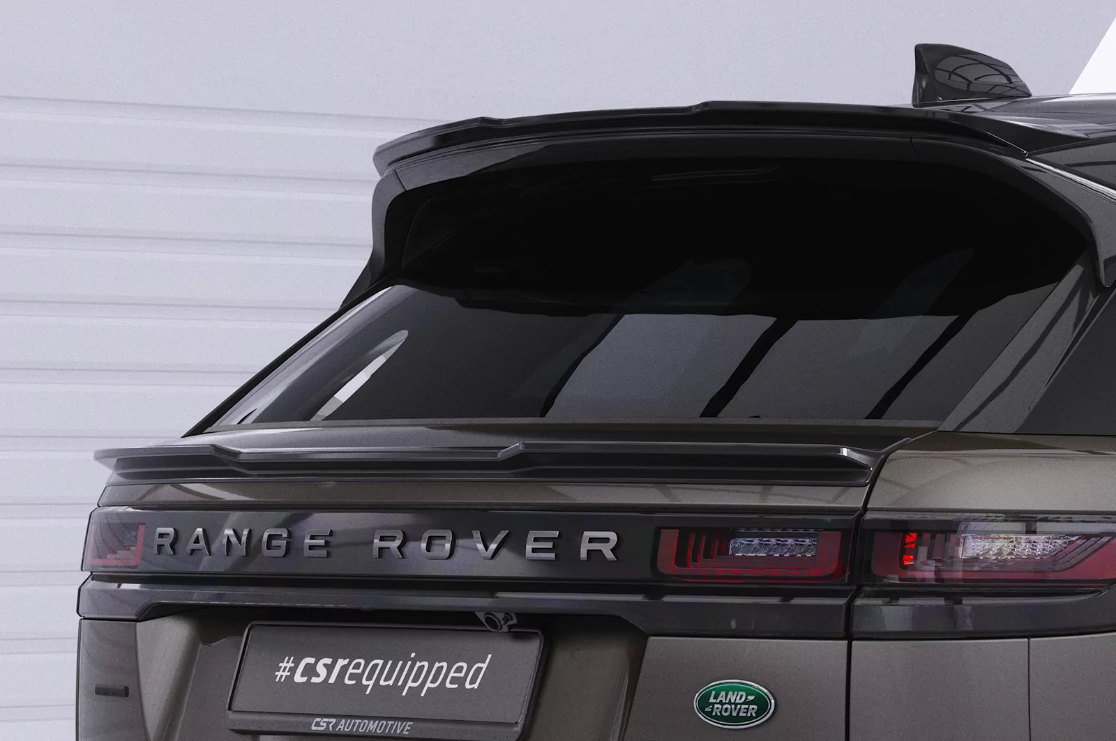 Heckflügel mit ABE für Land Rover Range Rover Velar HF032 Schwarz Strukturiert