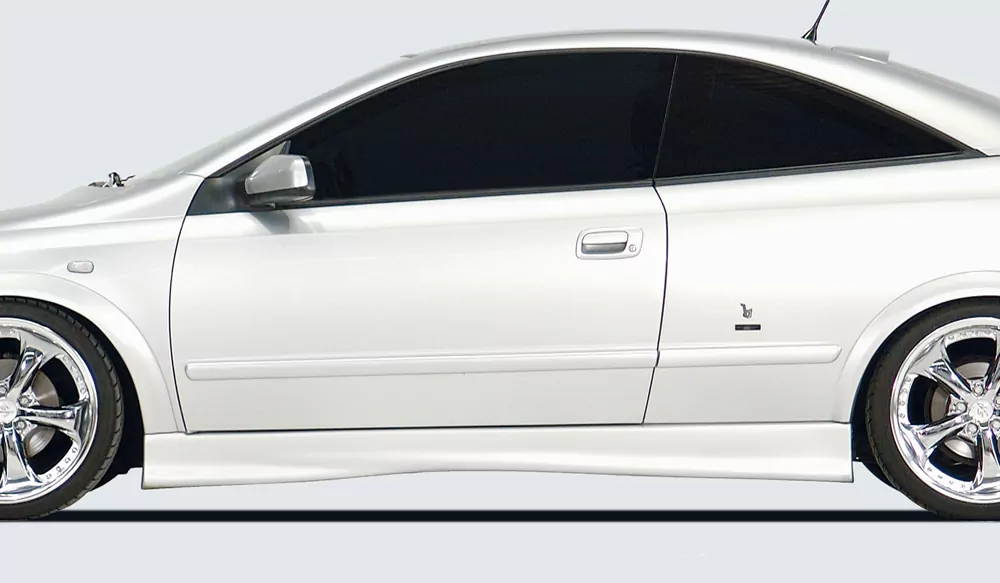 Rieger Seitenschweller für Opel Astra G - Coupé   carbon optik